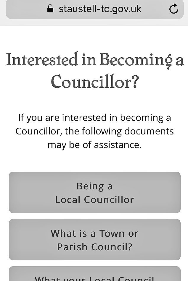 Well done to <a href="/smasoncornwall/">sarah mason</a> St Austell Town Council on getting this prestigious national award. Interesting use of website to encourage people to stand for election too! <a href="/nalc/">NALC</a> <a href="/CornwallCouncil/">@cornwallcouncil</a>