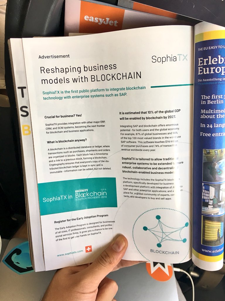 ManuAlzuru's tweet photo. .@easyJet’s magazine now with +5 #crypto projects. I wonder how this kind of advertising performs and if it really brings any business to #blockchain companies or is it too many in 1 magazine? +no internet while flying 🤯 @Sophia_TX_ @ParetoNetwork @Crypto_CoinShop @CopPay_io. https://t.co/l6ACSNQihx