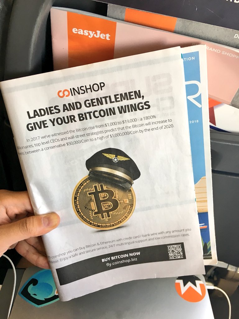 ManuAlzuru's tweet photo. .@easyJet’s magazine now with +5 #crypto projects. I wonder how this kind of advertising performs and if it really brings any business to #blockchain companies or is it too many in 1 magazine? +no internet while flying 🤯 @Sophia_TX_ @ParetoNetwork @Crypto_CoinShop @CopPay_io. https://t.co/l6ACSNQihx