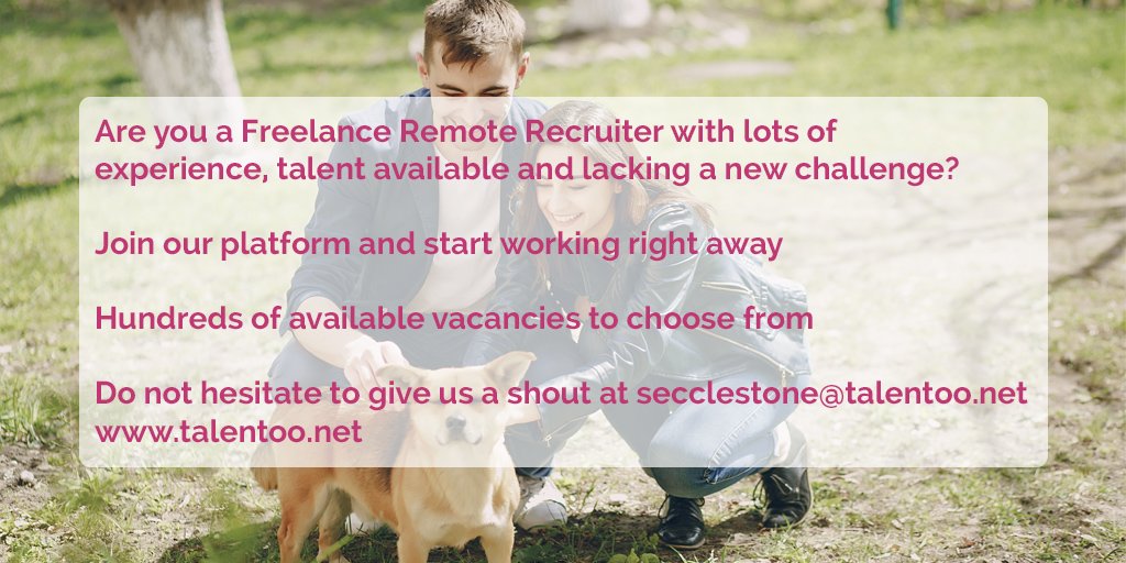 TalentooUK's tweet photo. Looking for additional #income or an extra #challenge with unlimited #rewards?
Become a #recruiter with @TalentooUK and start working right away
https://t.co/h3czI1DQnB
#england #ENG #talent #Resources #remotework #remotejobs https://t.co/92vSRNJ8a7