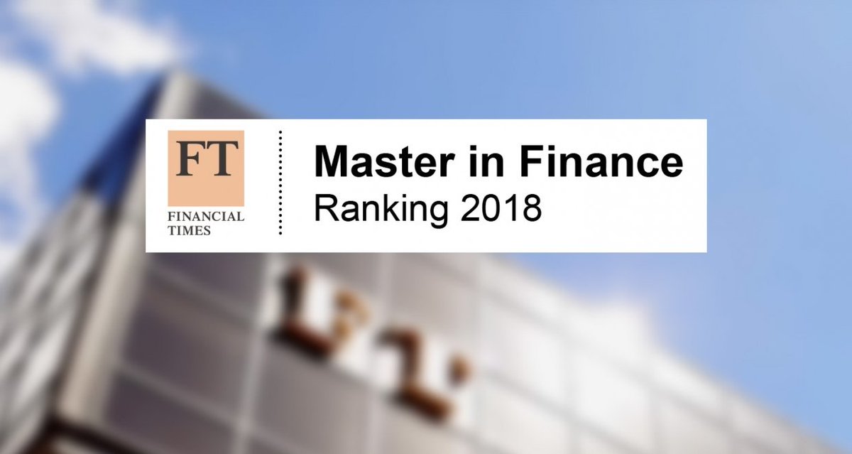 Financial times masters ranking 2018