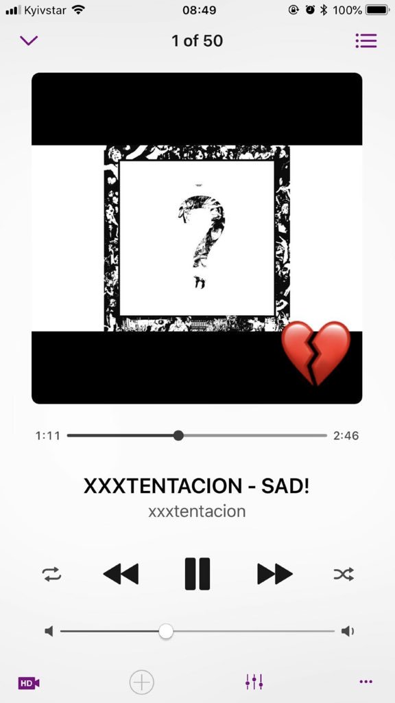 t_ptichka's tweet photo. 😭😭😭😭 broken 😭😭😭😭💔💔💔
#RIPXXXTentacion #sadness https://t.co/tgJ03PqUHb