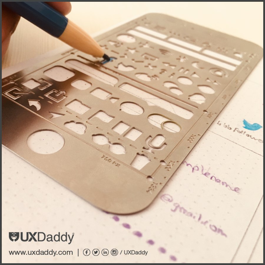 UXDaddy's tweet photo. Start sketch your designs ideas with design stencils.
Shop #Design #Stencils in https://t.co/8IiMbJBoE4
#HappyPrototyping
#uxdaddy #uxindia #ux #uxdesign #uxdesigner #design #designer #designlife #wireframesketch #wireframe #wireframing #prototype #uiuxdesign #uiuxdesigner https://t.co/lDmKFtWkyv