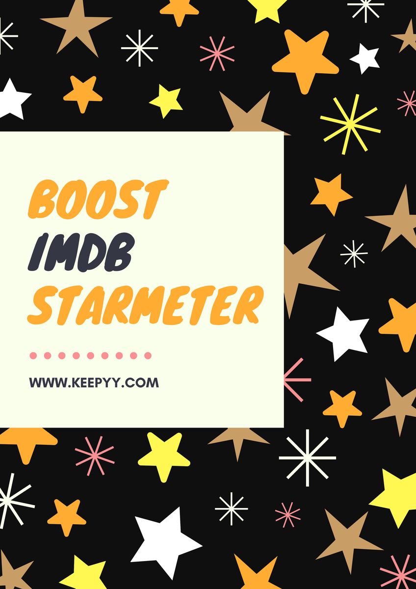 AutumnV1996's tweet photo. Starmeter is another offering made by IMDb to show the level of public awareness regarding specific celebrities, actors, actresses, or amateurs. For more details visit us @ https://t.co/dEutdpKdLz⭐️
#IMDb
#IMDbStarmeter
#BoostIMDbStarmeter
#SocialMediaMarketing
#Keepyy https://t.co/mL3KxMMCEe