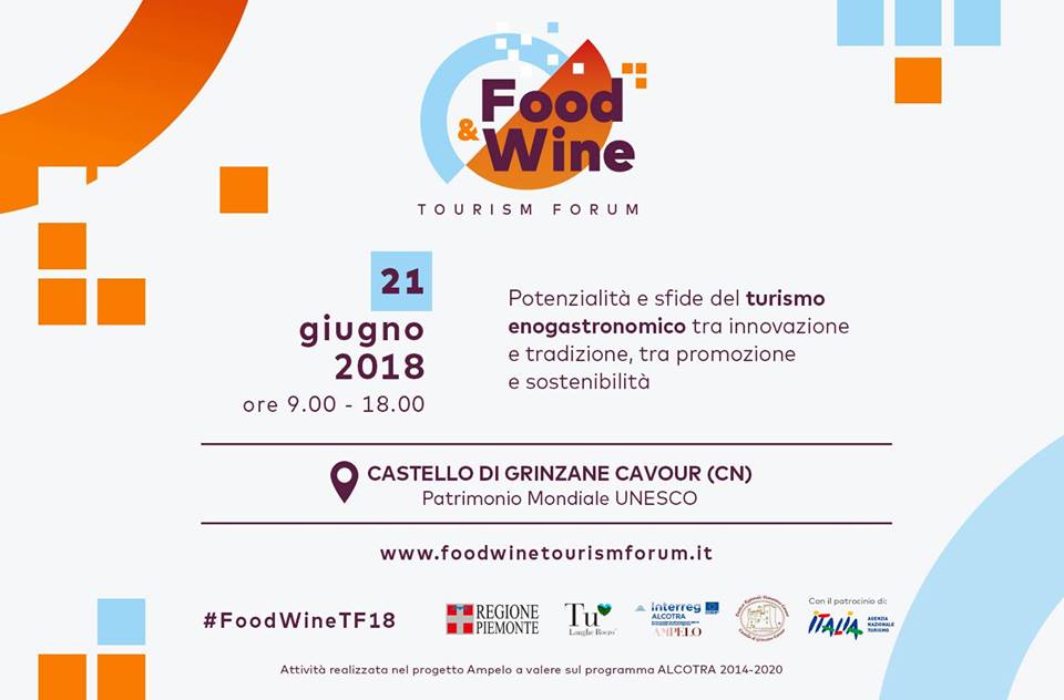 Castello di Grinzane (@cgrinzane) on Twitter photo Food&Wine Tourism Forum. Nell’Anno del Cibo Italiano, un appuntamento per interrogarsi  sulle sfide che abbiamo davanti, tra valorizzazione e sostenibilità, tra  tecnologia e tradizione. Evento ad ingresso gratuito previa ISCRIZIONE sul sito foodwinetourismforum.it #FoodWineTF18 Food&Wine Tourism Forum. Nell’Anno del Cibo Italiano, un appuntamento per interrogarsi  sulle sfide che abbiamo davanti, tra valorizzazione e sostenibilità, tra  tecnologia e tradizione. Evento ad ingresso gratuito previa ISCRIZIONE sul sito foodwinetourismforum.it #FoodWineTF18