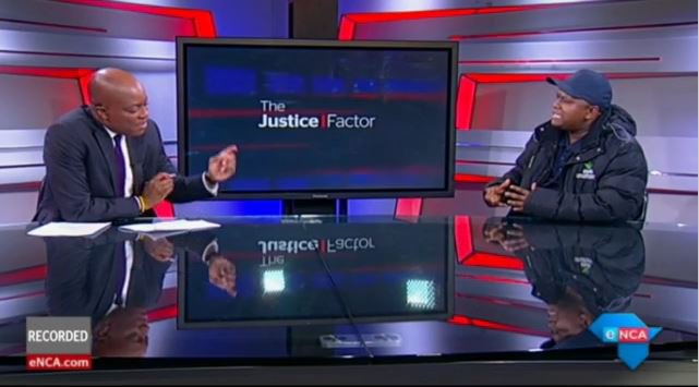 justicefactor's tweet photo. [ON AIR] Latest episode of the #JusticeFactor now on #eNCA https://t.co/GQp1ZT0DCt