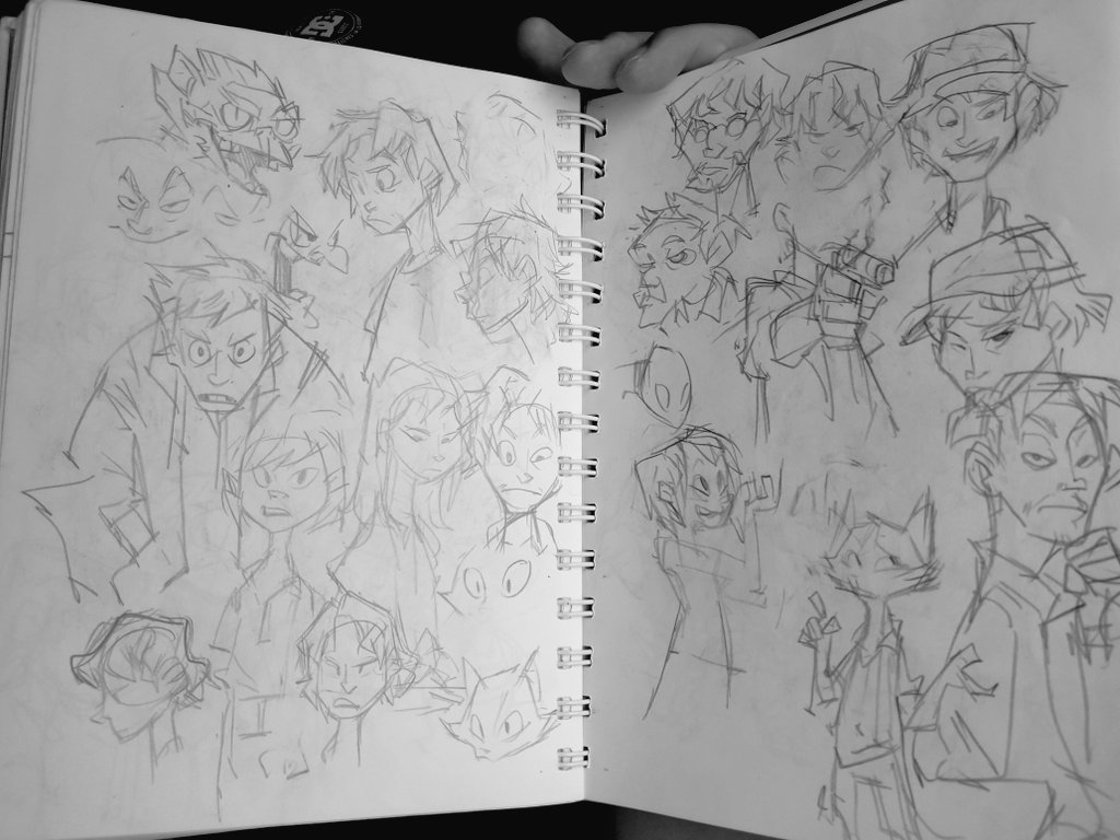 Sketchbook from 2017 