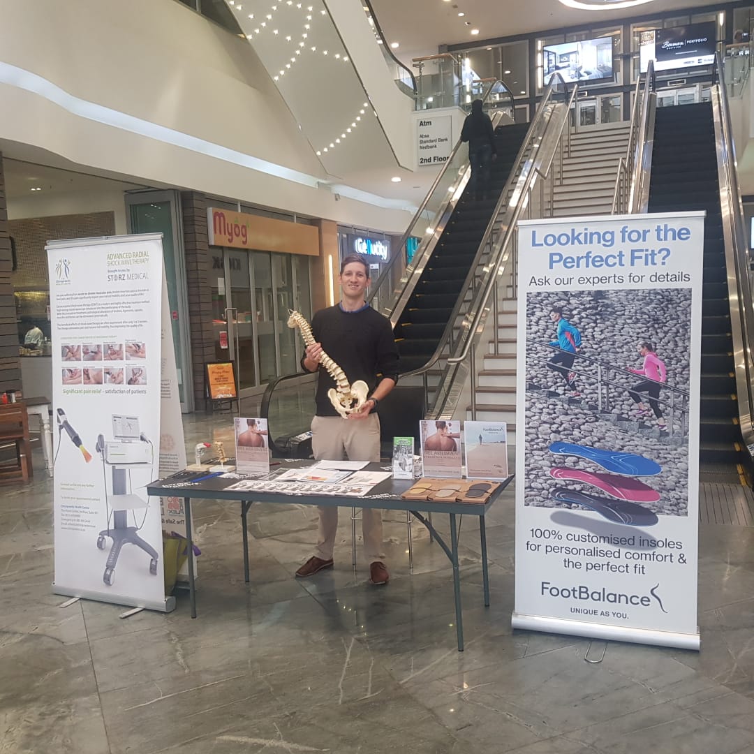 thepointmall's tweet photo. If you missed our chiropractic exhibition yesterday, why not pop into @TheChiroHealth and make an appointment with one of our amazing chiropractors to aid you on your road to wellbeing. #DrJesseRoberts #Chiropractic #chiropractor #painfreeliving #ThePoint #SeaPoint #CapeTown https://t.co/aCpnxOsuDL