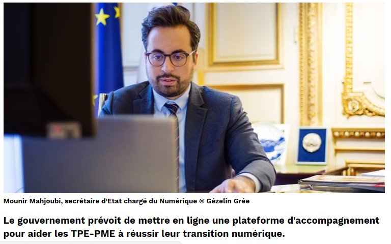#TransfoNum Le gouvernement s'engage au coté  des #TPE #PME <a href="/mounir/">Mounir Mahjoubi</a> bit.ly/2JA6u8k via <a href="/MagazineCapital/">Capital</a>