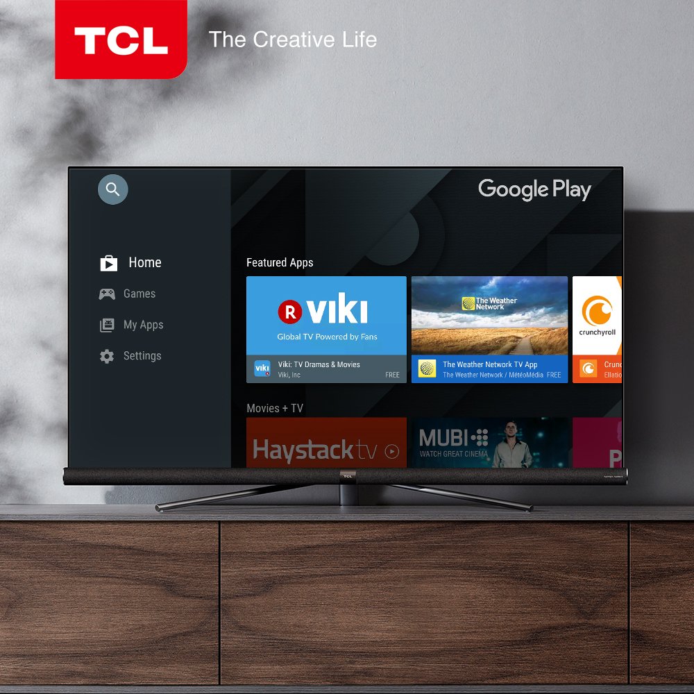 TCL Smart TV de 55'' 4K UHD con Google Chromecast