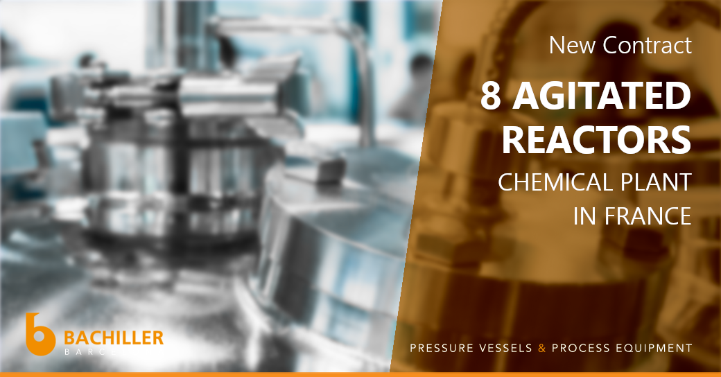Bachiller_SA's tweet image. New contract: 8 #agitatedreactors of 40m3. #Bachiller closes a new contract for the replacement of 8 agitated reactors for a chemical plant in France, all #polished and #electropolished. #BachillerBarcelona #engineers #chemicalplants