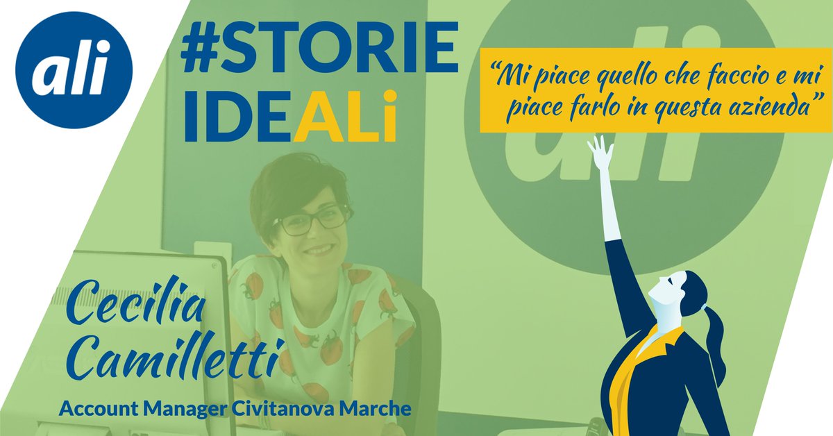 ALISpA_HR's tweet photo. Tornano le #STORIEIDEali!
Oggi parliamo con la nostra Cecilia, #AccountManager della filiale di #CivitanovaMarche --> https://t.co/S6LKgi78aQ
#Staytuned per nuove storie!
#lavoro #risorseumane #humanresources https://t.co/sLkjJv7hyQ