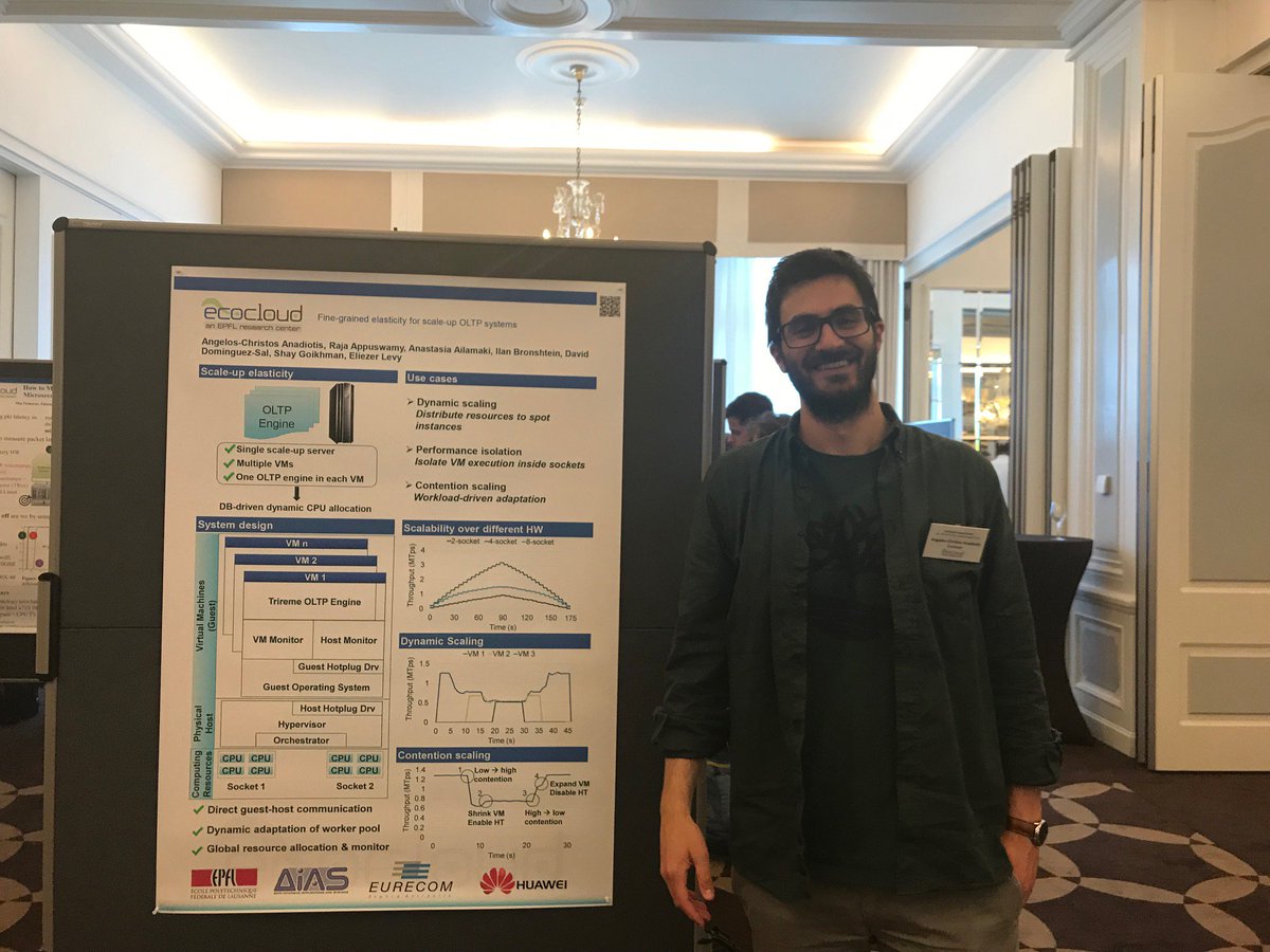 dias_EPFL's tweet photo. @dias_EPFL The 2018 EcoCloud event is on for the 2nd day today. DIAS' research is present with posters and a demo. Check it out! #EcoCloud #dias_EPFL https://t.co/ujru8HmBk5