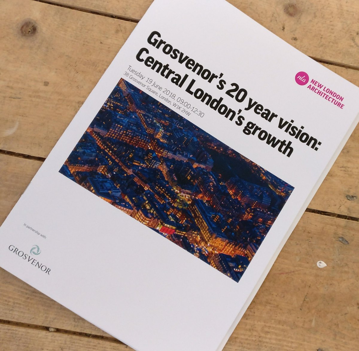 Today we're looking into the future of @Grosvenor_GBI and their 20 year vision for central London growth #NLAGrosvenor