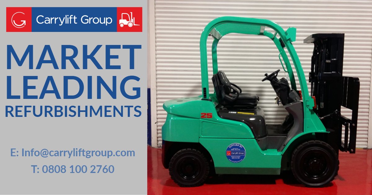 Carrylift's tweet photo. Our customers enjoy our 1st class approach to refurbishing equipment. 

If you’ve got any questions or enquiries, call us on 0808 100 2760 or visit our website - https://t.co/L5OM7uUsKo

#enquiries #fleets #forklifts #materialhandlingequipment https://t.co/UQbmcW8P1D