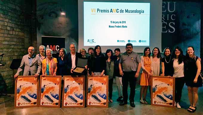 amc_museologia's tweet photo. Enhorabona als premiats i premiades dels #VIIPremisAMC: @museubadalona /
@culturaDIBA, @museudelamoda i @MuseuAnxovaEscala, @criusfont i @pereviladot! Moltes gràcies al @MuseuFredericMares per acollir-nos i a tothom qui ens vau acompanyar divendres passat! https://t.co/2bz3GfJMrN