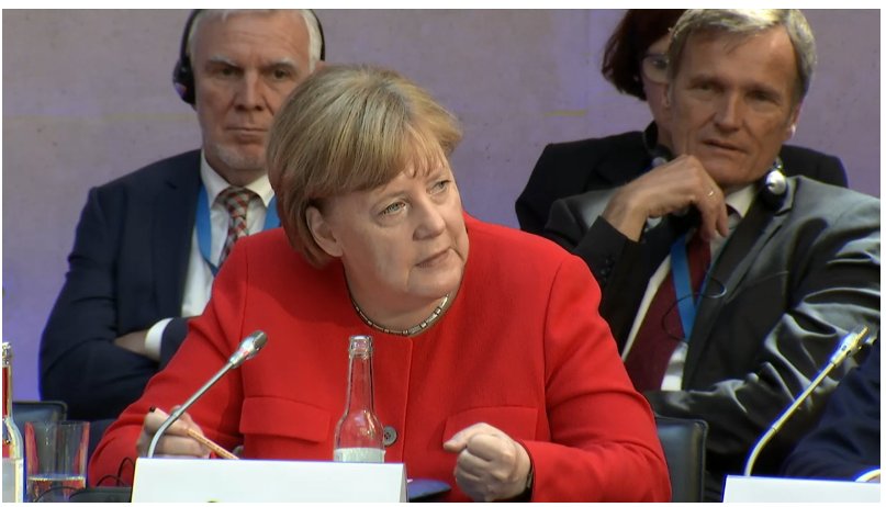 cleanenergywire's tweet photo. #Merkel asked on question of role of #women in #climate action - need women in leading roles, they also play role in communities, families #PCD9 #PCD2018 https://t.co/VMmJfX8ApX