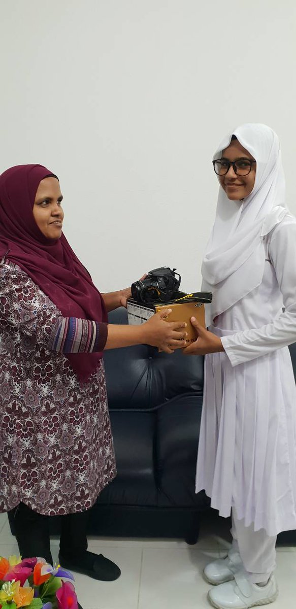 eduGS_53's tweet photo. Distribution of Digital Cameras to Dhasvaaru photography students. Thank You Education Minister!
@UfaaMv @EducationMV @aishathshiham https://t.co/gvVh3eDd45