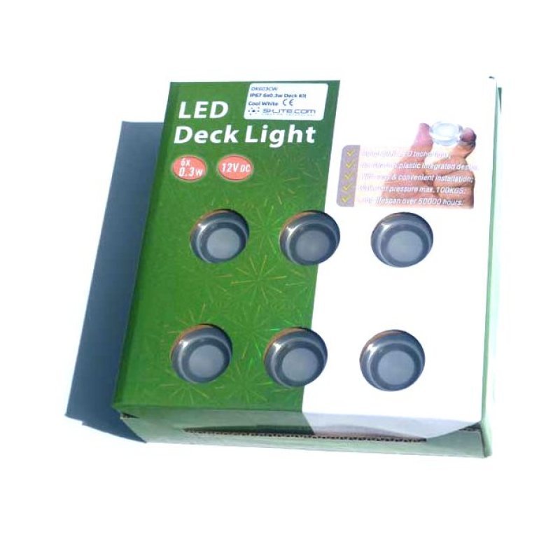 AOMLightingLtd's tweet image. DK603 6 piece LED Decking Light Kit - stainless steel £35.20 #garden #deckinglights #led buff.ly/2ljVUni