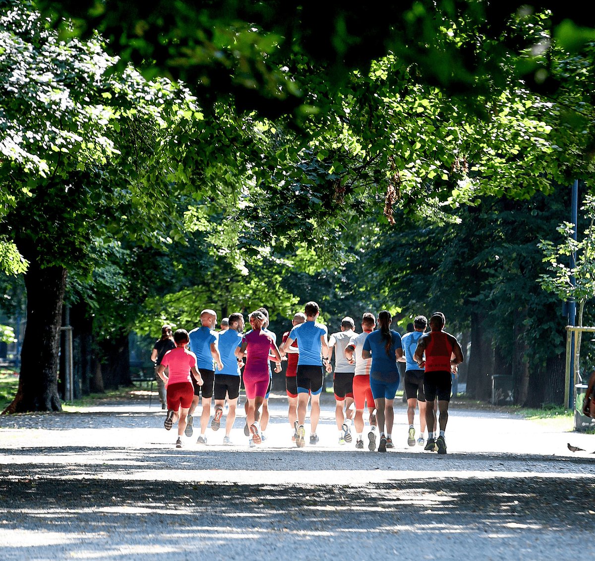 XBionic's tweet image. Day 2 - “Team Running Event” at Milano’s SwissCorner - Some lucky fans experienced for the first time the unstoppable power of X-BIONIC’s sweat-management system: ThermoSyphon. More gear try-outs with @VirginActiveSA on June 21st - Book your tickets before they’re all gone!