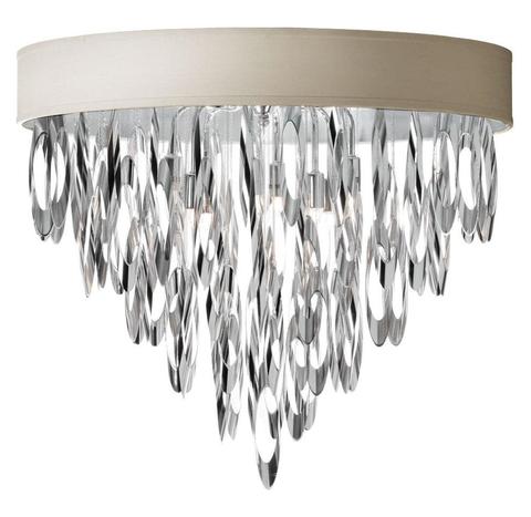 LoyalBuild's tweet image. Our hot selling product: (K)4Lt Flush Mount Chandelier W/Peb Shd , see at goo.gl/FtjmFV