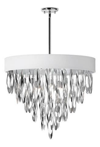LoyalBuild's tweet image. Our hot selling product: (K)8Lt Chandelier W/Wh Shade , see at goo.gl/WXbjhz