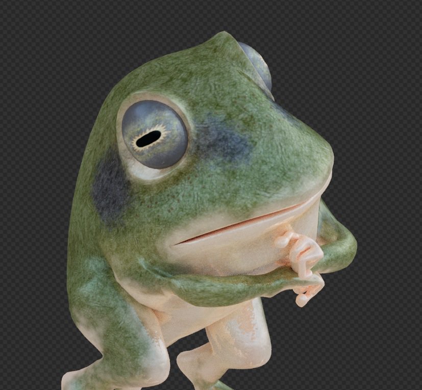 Quappa El サラカブリ 鼻は無いし耳も無い 骨格はあり得ないし手足の指も3本 などなど カエル とは全く持って似ても似つかない姿なのにカエルと認識されるのが不思議ですねぇ ｹﾞｺﾘ