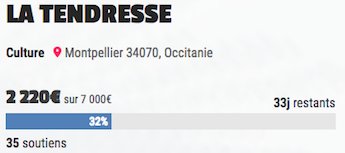 Déjà 32 % atteints depuis le lancement de notre #campagne de #crowdfunding !
Détails du projet et #contreparties sur bit.ly/2JZWHbe
#montpellierculture