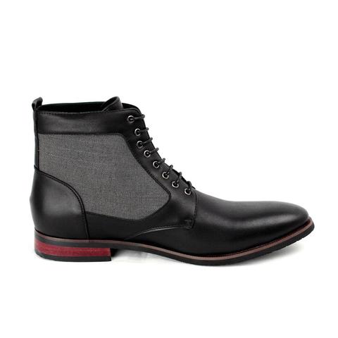 Our hot selling product: Black &amp; Grey Lace Up Boots , see at goo.gl/JwYtYg