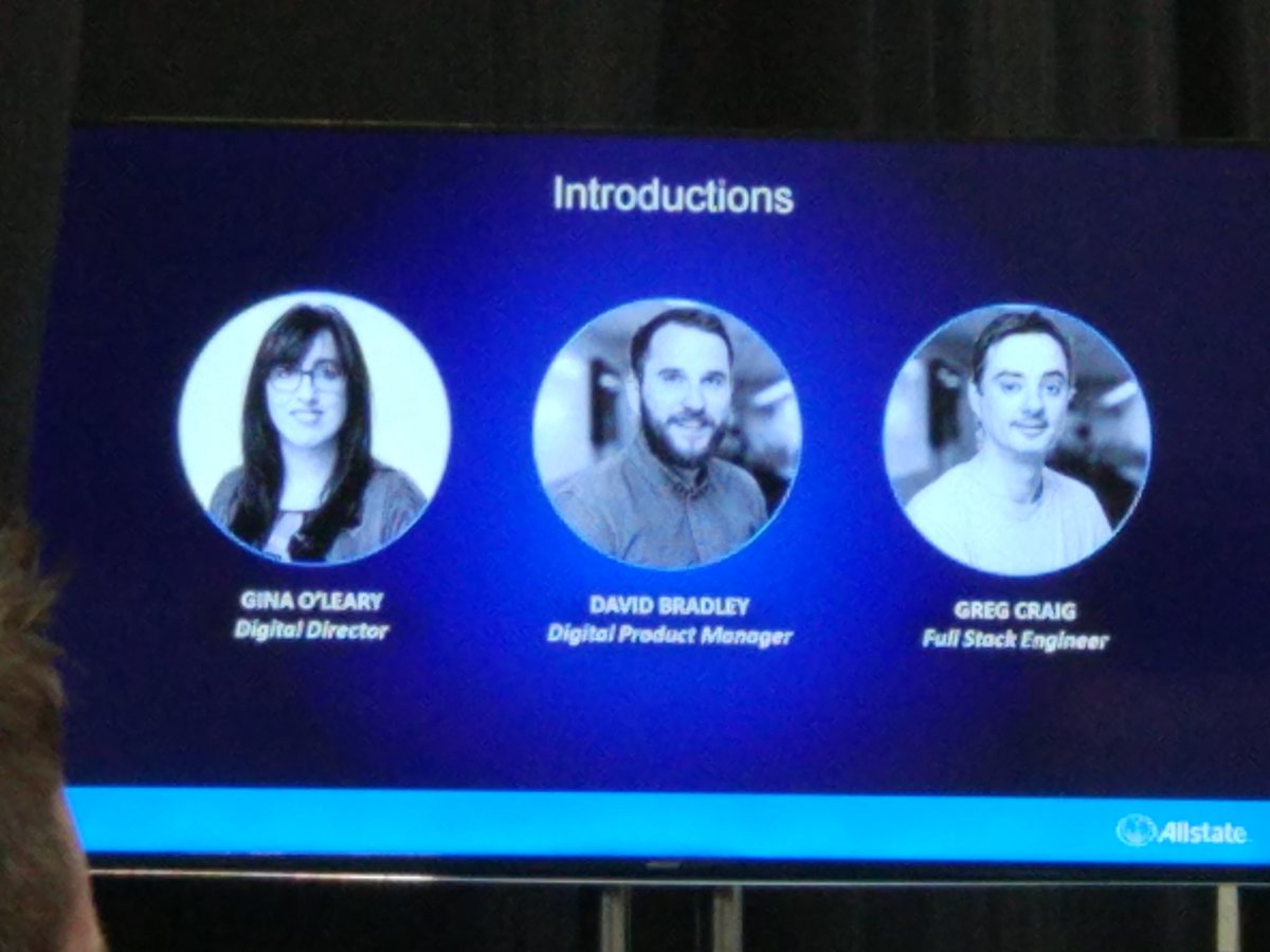 diarmaidmcgowan's tweet image. Allstate @ginaoleary2 talking digital transformation #DigitalDNA #DigitalDNA2018 @AllstateNI @CompozedLabs