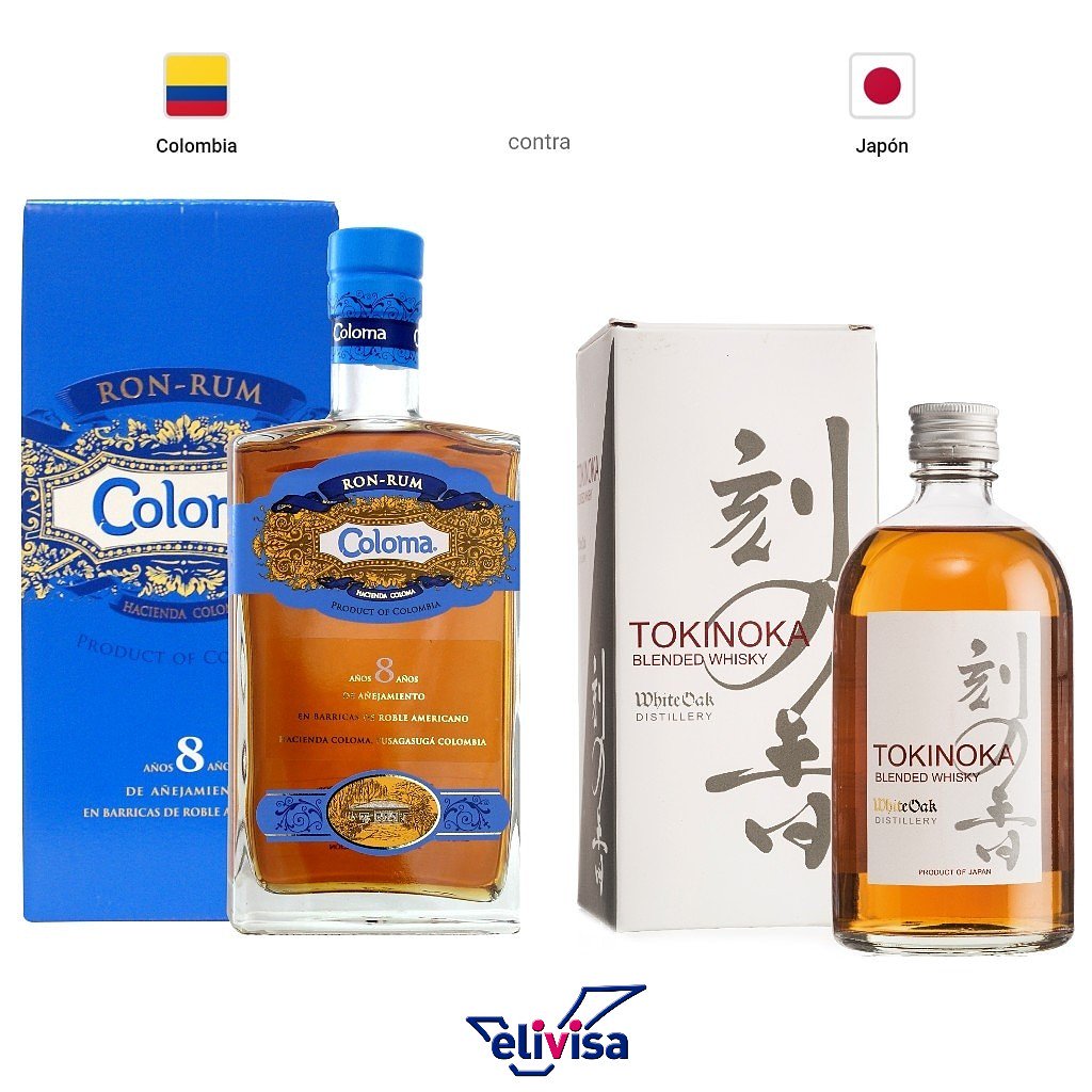 Elivisa1's tweet photo. Ron vs Whisky ⚽️🍸
#ElivisaSpriritsCocktails #NuestraFuerzaEsNuestraPasión #BecomingLeader #RonAgricola #RhumAgricole #GiffardLiquers #MixerCocktails
#CraftSpirits #TroisrivieresRhum #LaMaunyRhum
#RonColoma #TokinokaWhisky
#ColombiaVsJapon
#Mundial2018 #mundialrusia2018 https://t.co/jQjc1hkcBi