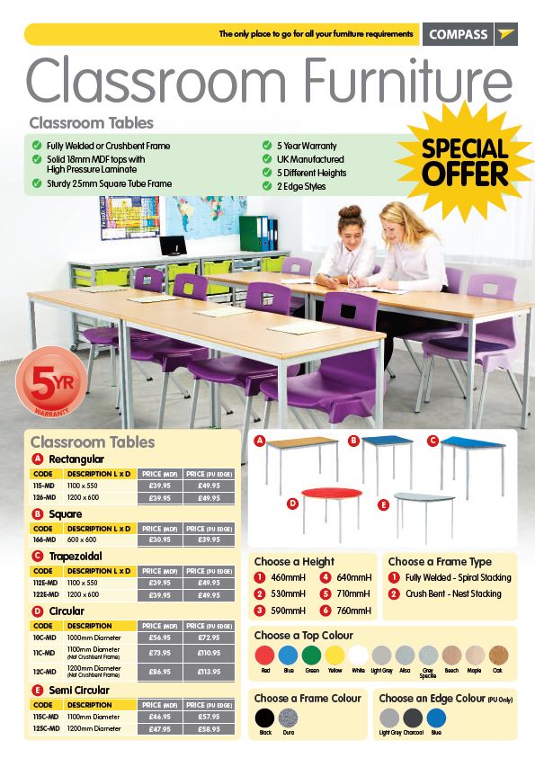 CompassFurnitur's tweet image. Its not too late to get your new school furniture. For these prices you need to mention you see the offer on Twitter. Minimum quantities apply to avoid carriage charges. Call Gary on 01502 525625 for further details.