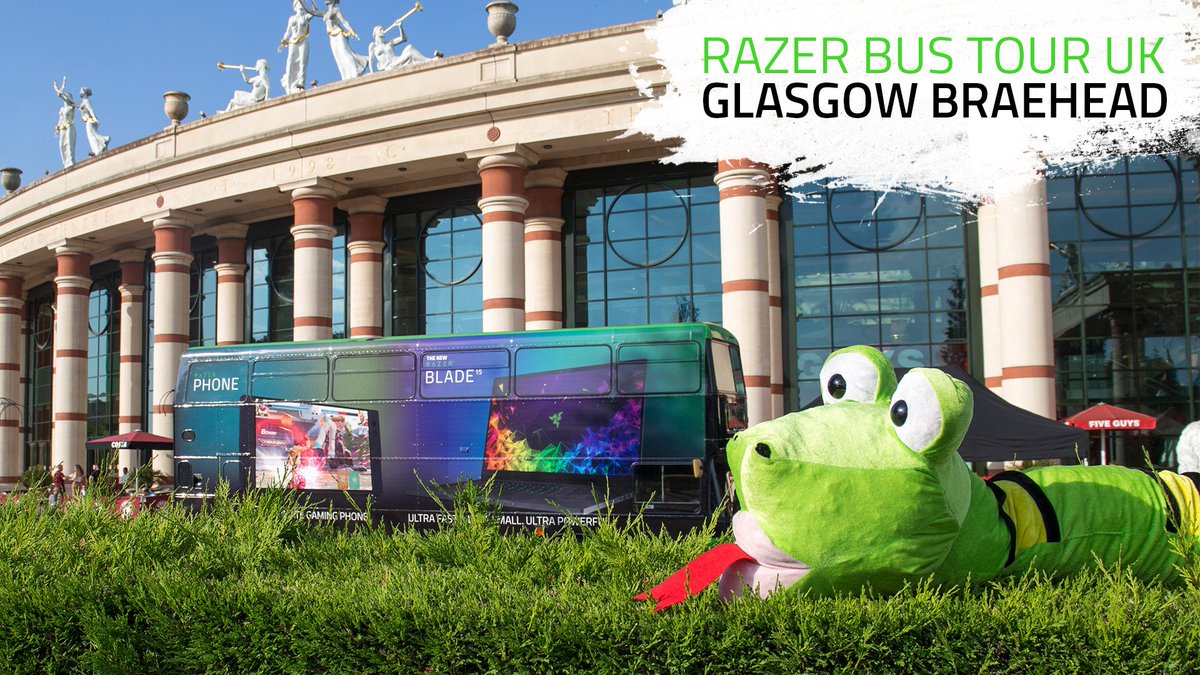 Razer's tweet image. Unique #RazerBus 🚌
Top-Class Gaming Gear 🎮
Exciting Prizes 🎁

We’ve done our part, now it’s YOUR turn! Come and meet your favourite YouTubers from @CreateScotland and challenge them for awesome Razer prizes. Join the #RazerBus this weekend: rzr.to/YLWDQ