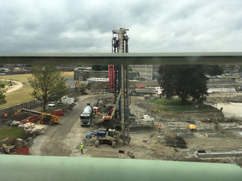 Under construction central quad of the new #Grangegorman campus of #DIT