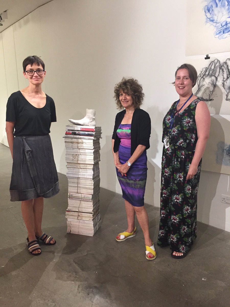 Thank you so much Susie Orbach <a href="/psychoanalysis/">susie orbach</a> for visiting our Bodies Undone exhibition at the Blyth Gallery. It was such a pleasure to chat to you with about bodies and biography with <a href="/SusanSluglett/">Susan Sluglett</a> and <a href="/SarahGillham3/">Sarah Gillham</a>