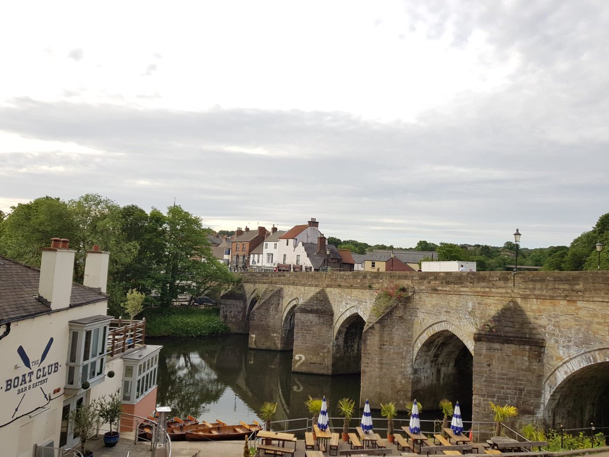 Scenic photo of #Durham this morning during #tenantvisits. Think Andrew missed his calling in life!