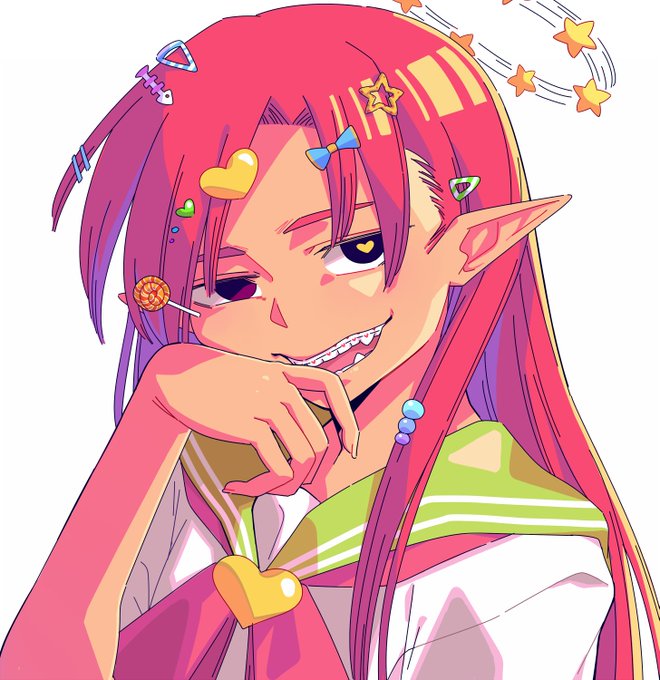 She really loves candies 