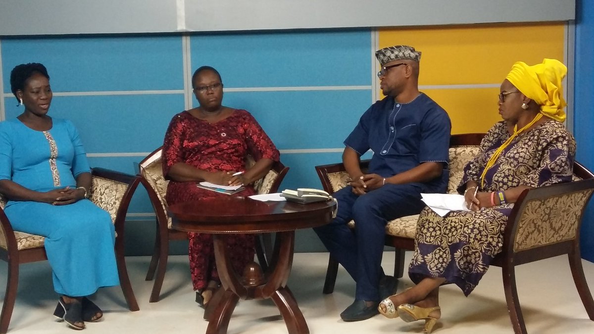 As part of effort to observe  the International Day for the Elimination of Sexual Violence in Conflict today. A conversation at OGTV PROGRAMME NEW DAWN.  Engaging on gaps and way forward