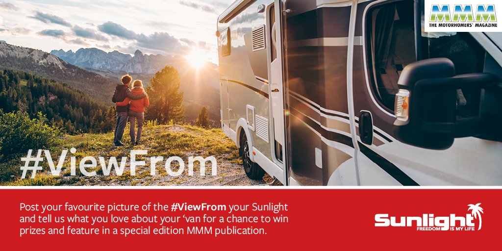 MMM_Magazine's tweet image. We've teamed up with @SunlightMH_UK! 

Post your fav picture on Sunlight's page of the #ViewFrom your Sunlight and tell us what you love about your ‘van for a chance to win prizes and feature in a special edition MMM publication.