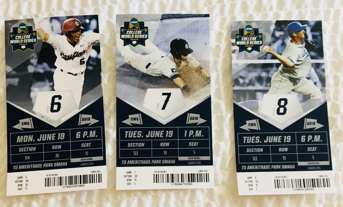 2PLYTP's tweet image. Game 1 of Triple Header today at NCAA College World Series ⚾️ 🏆⚾️🏆#CWS