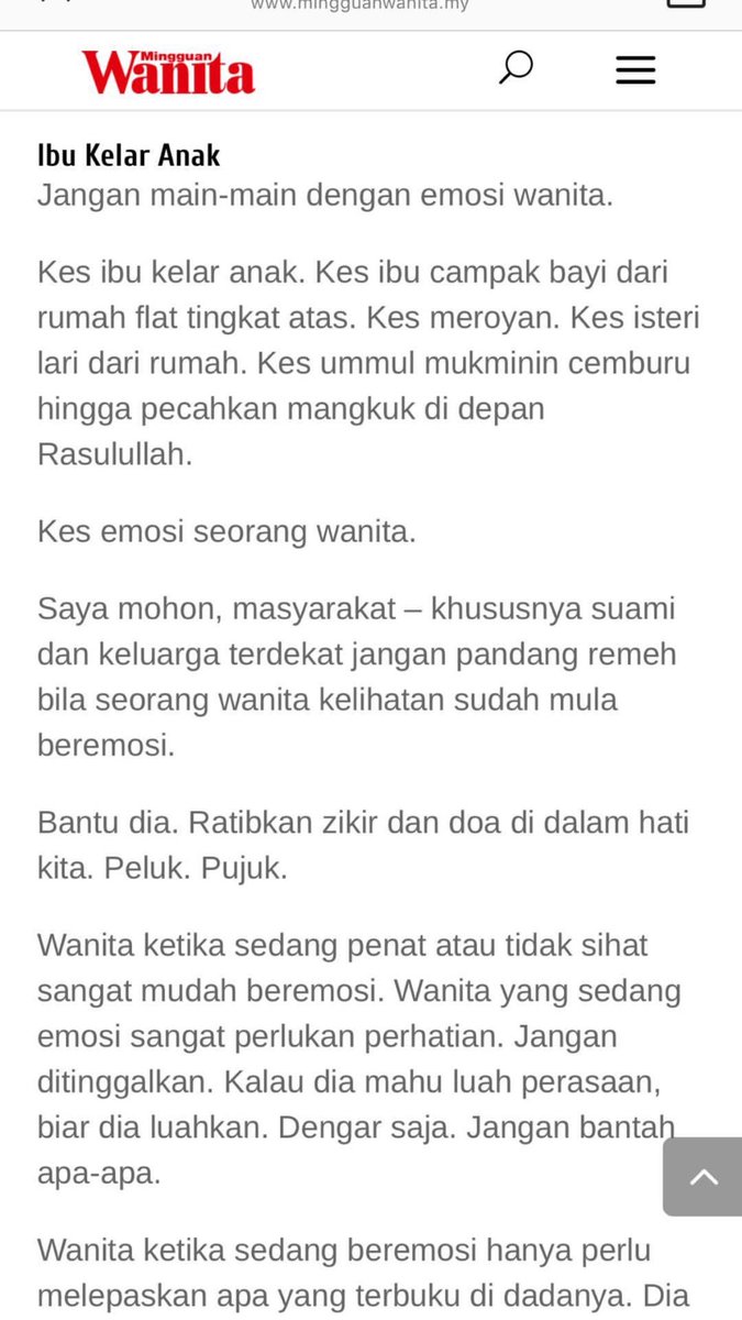 marymsofea's tweet photo. Betapa tidak mudahnya mengendalikan emosi seorang wanita. Sigh https://t.co/AO9WfEQEy1
