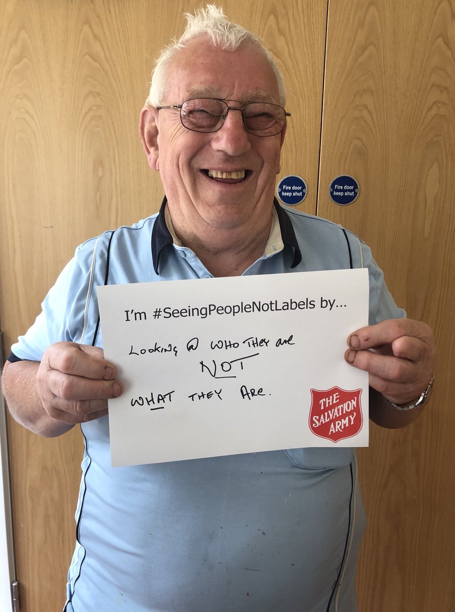 salvodanholland's tweet photo. Everyone at @salvationarmyuk is passionate about ensuring we see the people behind the label of homelessness. #SeeingPeopleNotLabels #Homelessness https://t.co/PHkgMVJ3w5