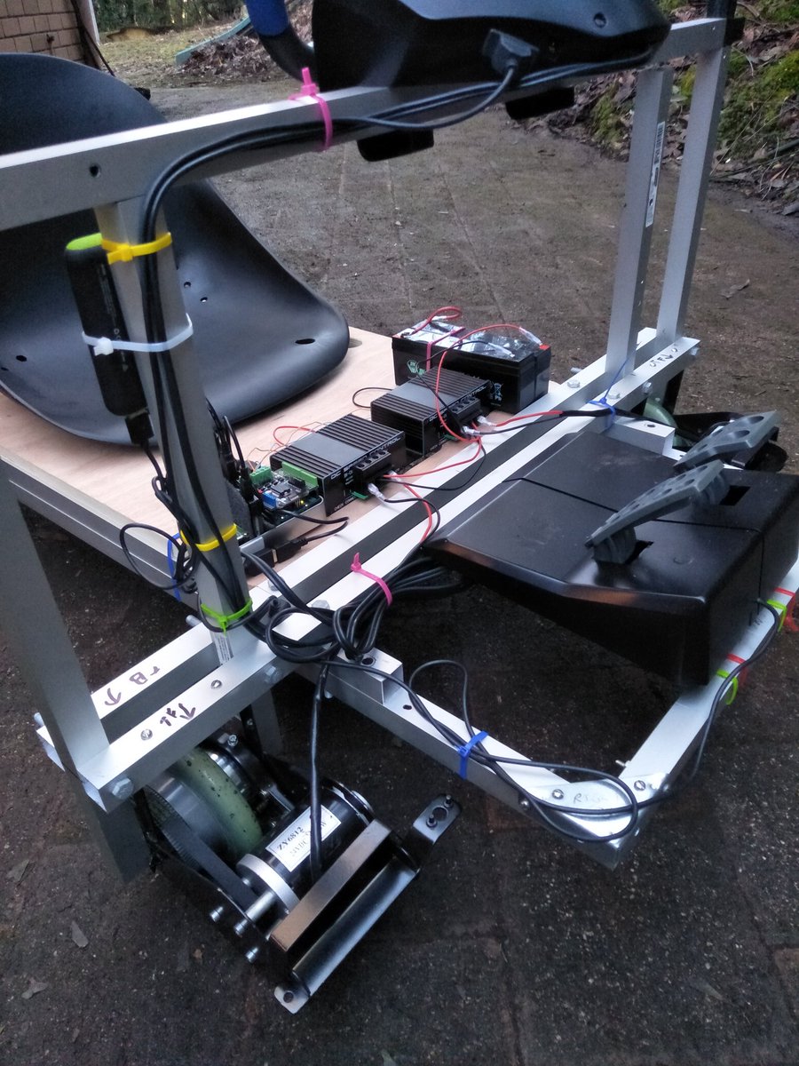 peterwallhead's tweet image. My last #deathtrap for a while is complete! Full #drivebywire control with a #RaspberryPi and an #arduino #maker