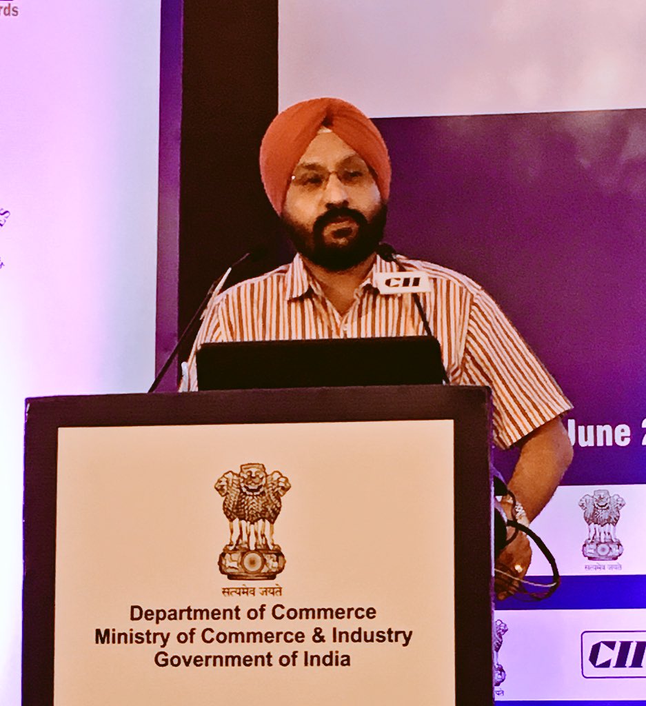 DoC_GoI's tweet photo. Mr. Paramjeet Singh, Additional Industrial Advisor, @SteelMinIndia, delivers an informative session on steel quality control in India at #StandardsConclave2018 https://t.co/yV17SiEd8d