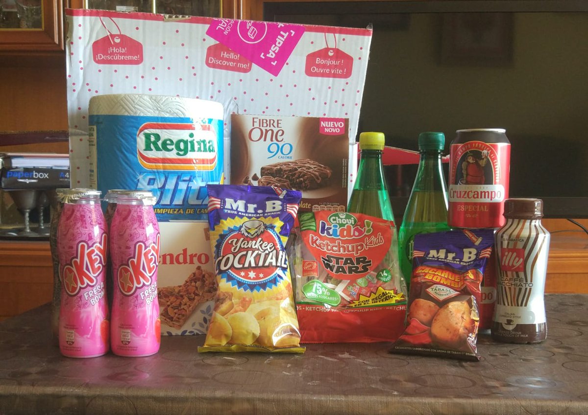 CofreDelDinero's tweet image. 📦 TestaBox de junio recibida
🎁 Consigue la tuya con 6€ de descuento
ℹ️ INFO 🔗elcofredeldinero.com/testabox/
#TestaBox #TestaBoxJunio #TestaBoxes #Okey #FibreOne #Perrier #Illy #CruzcampoEspecial #ReginaBlitz #MrBSnacks #ChoviKids #ElAlmendro