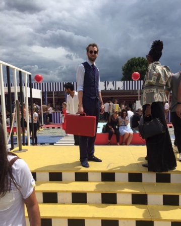 Our red Dispatch Box on show at <a href="/pittimmagine/">pittimmagine</a> #pitti94 #london #leather #tradeevent #florence #luxury #madeinengland