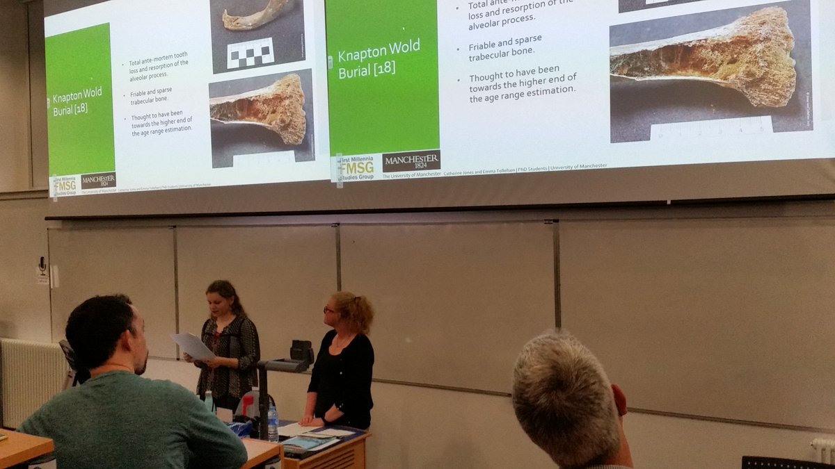 #GenderArch <a href="/catherine_cej/">Catherine Jones</a> &amp; <a href="/EmmaTollefsen/">Dr Emma Tollefsen</a> with an osteological analysis of the Knapton Wold burial.