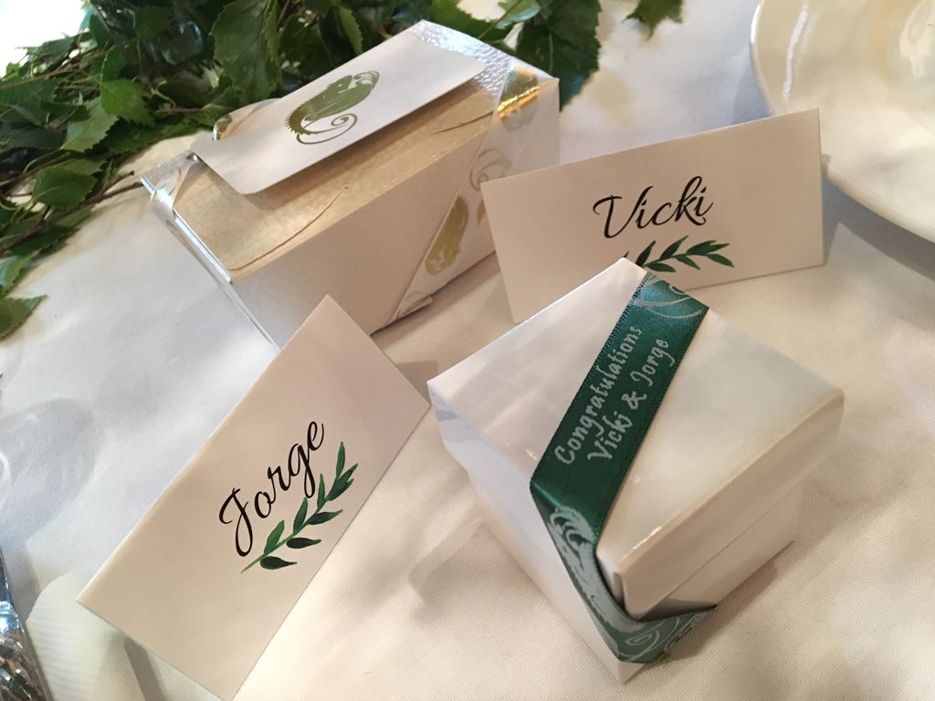 <a href="/SoCoSurveying/">SouthCoast Surveying</a> <a href="/ChocolateIguana/">La Iguana Chocolate</a> I’m sure that’s something we can do :). The green ribboned box is the favour I created for la iguana.