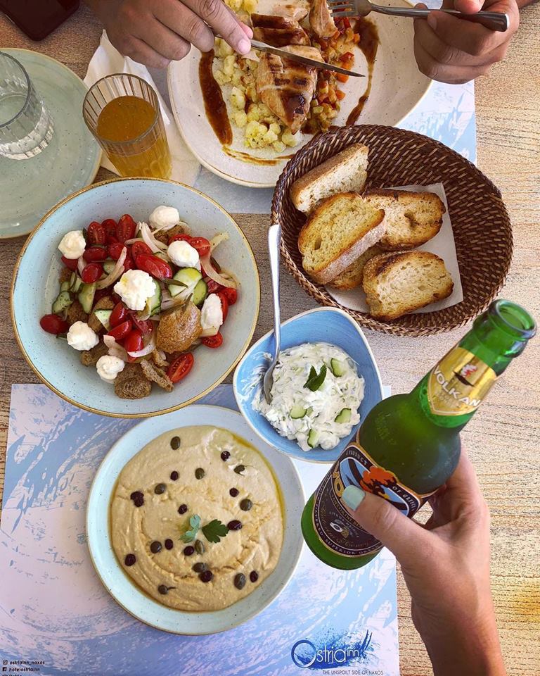 The Mediterranean flavors of the Greek food!
#greecelover_gr #greekfoodlovers #travelfood #beercheers #santorinibeer #greekhummus #greeksalad #organic #tatziki  #ostriainn_naxos #islandfood #freshfood #greekfood #greekfreak #summer2018 #summerlunch 

<a href="/buzzard_honey/">Honey Buzzard</a>