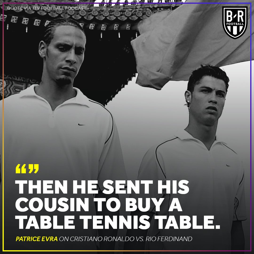 brfootball's tweet photo. CR7’s not messing around. 🏓 https://t.co/9CS7VIJUjU
